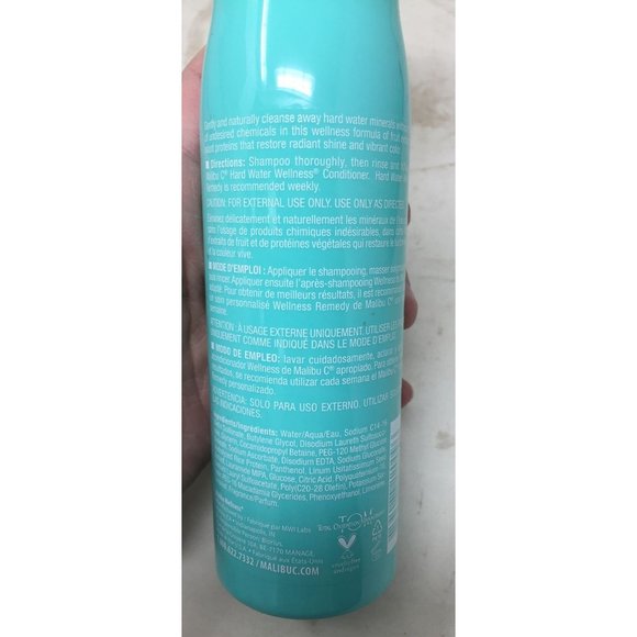 Malibu C Hard Water Wellness Shampoo, Leave In Conditioner & Conditioner Set - Picture 6 of 10